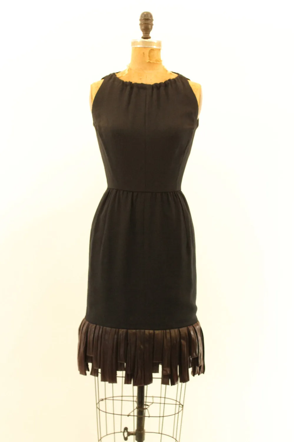 1960s carwash hem fringe dress xs | new fall