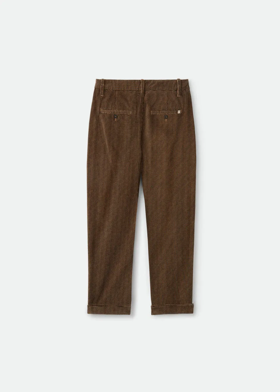 Aberdeen Trouser Pant - Khaki Houndstooth