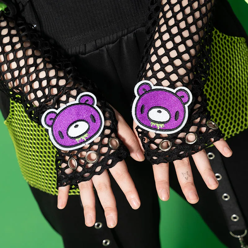 ACDC RAG & Gloomy Bear vivid mesh arm covers