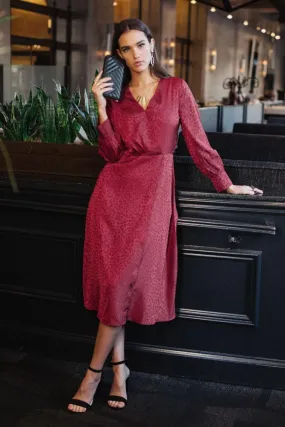 Adele Faux Wrap Dress