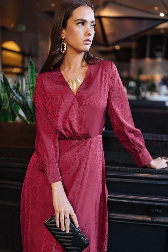 Adele Faux Wrap Dress