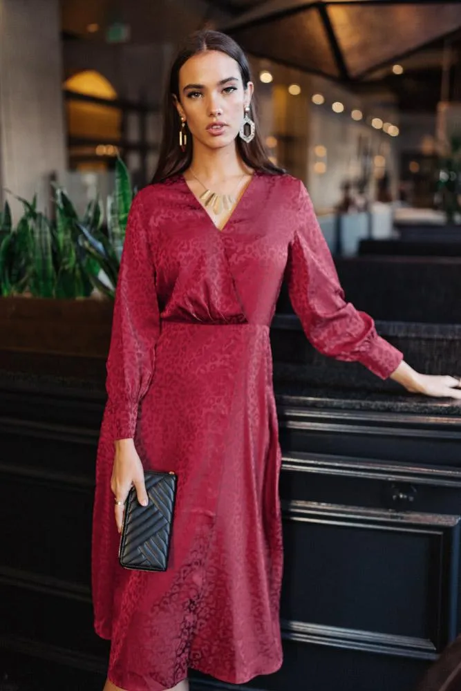 Adele Faux Wrap Dress