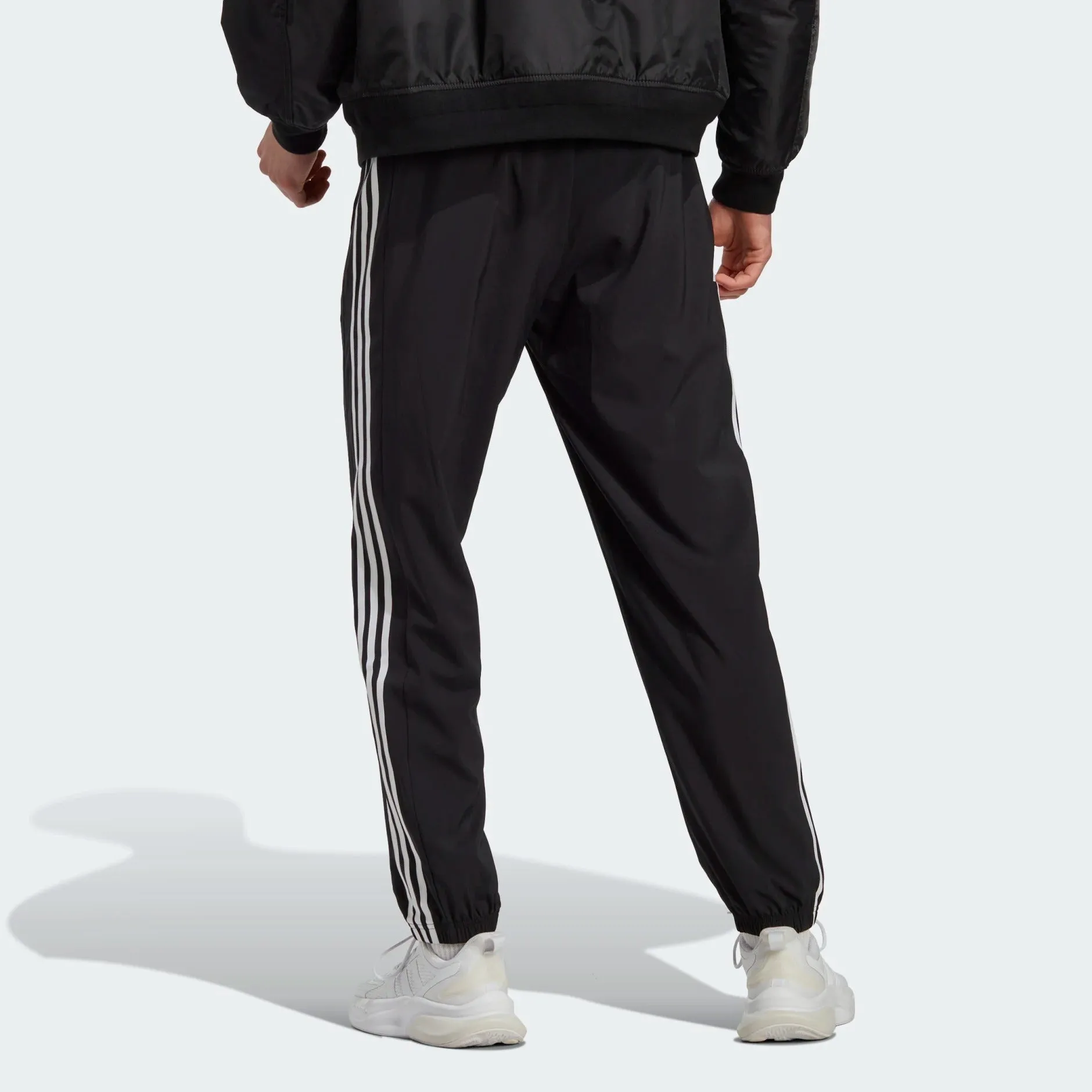 adidas AEROREADY Essentials Elastic Cuff Woven3-Stripes Men's Pants