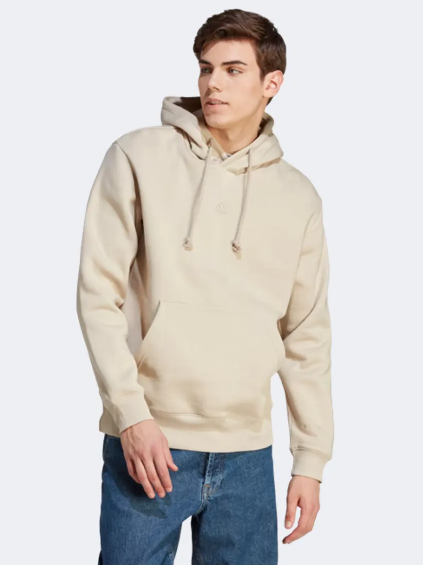 Adidas All Szn Fleece Men Sportswear Hoody Wonder Beige