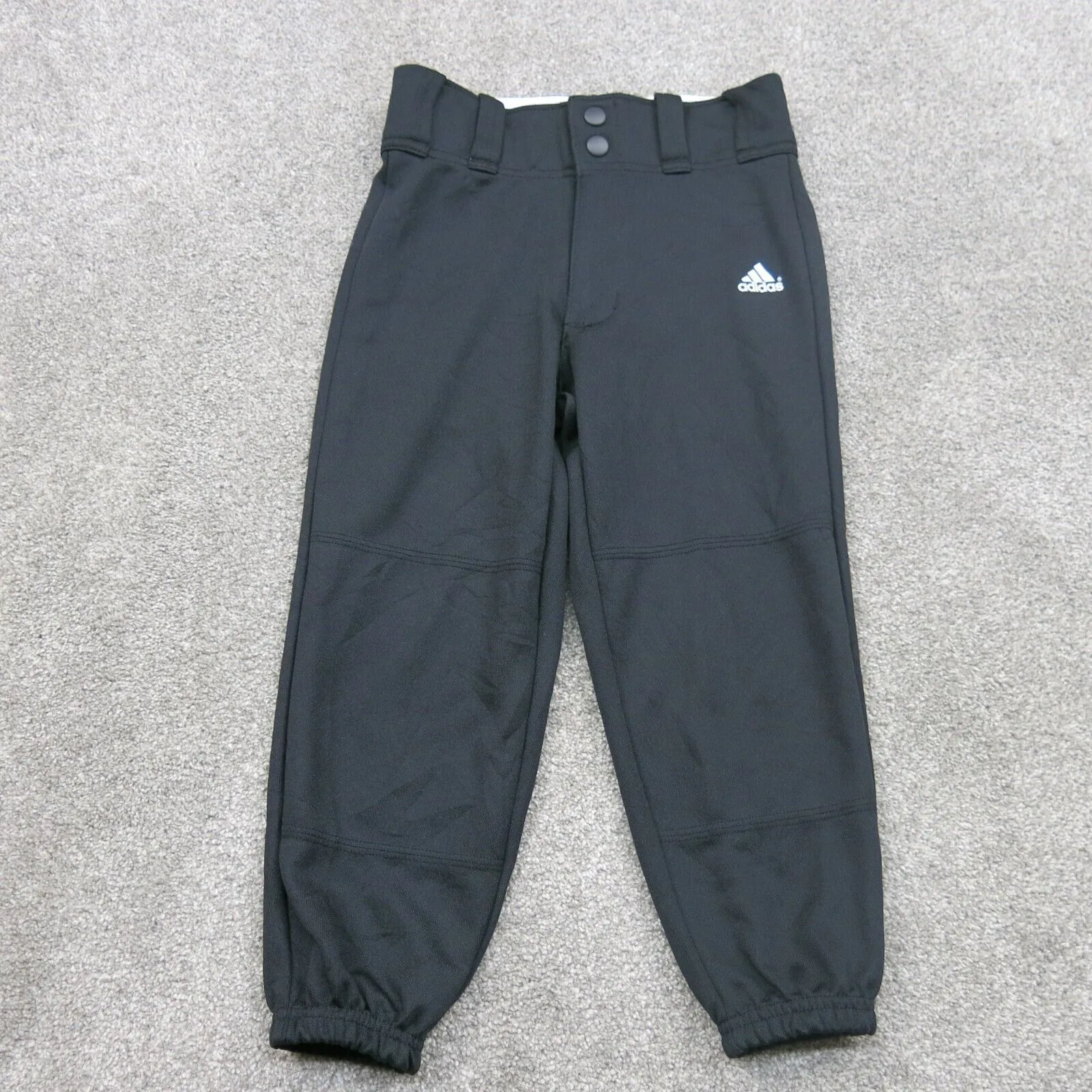 Adidas Jogger Pants Boys X-Small XS Black Activewears Athletic Fit Sports Pants