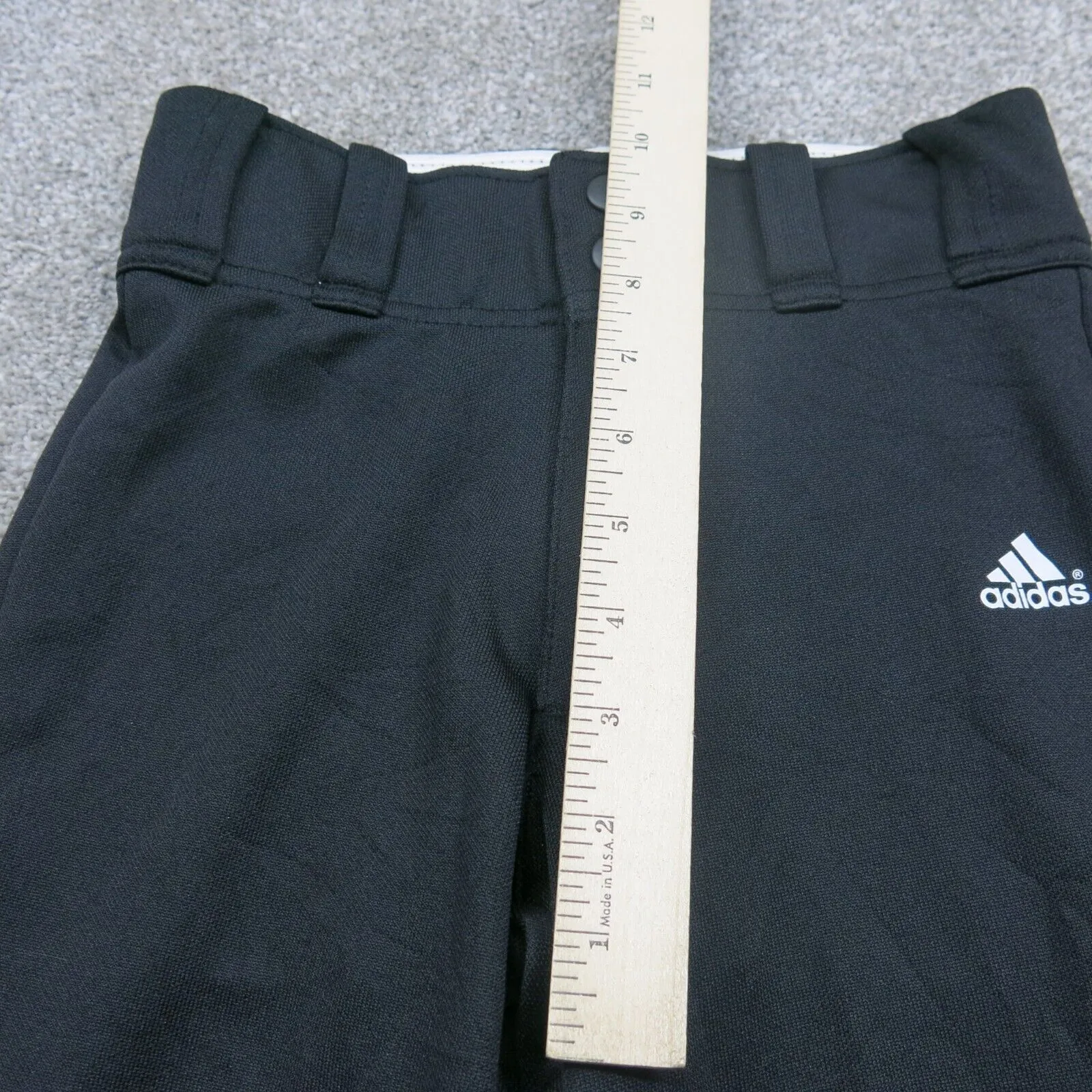 Adidas Jogger Pants Boys X-Small XS Black Activewears Athletic Fit Sports Pants