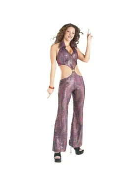 Adult Sequin Disco Girl Costume