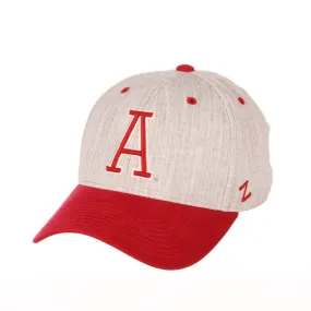 Alabama Crimson Tide Zephyr "Oxford" Structured Stretch Fit Fitted Hat Cap