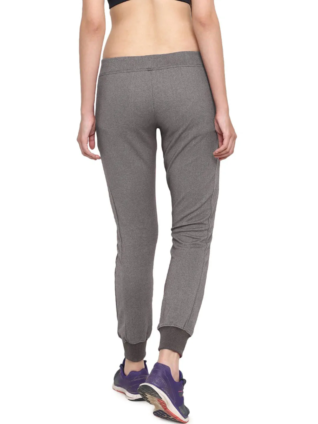 Alcis Grey Melange TRAIN HARD KNIT Joggers 350WPN339