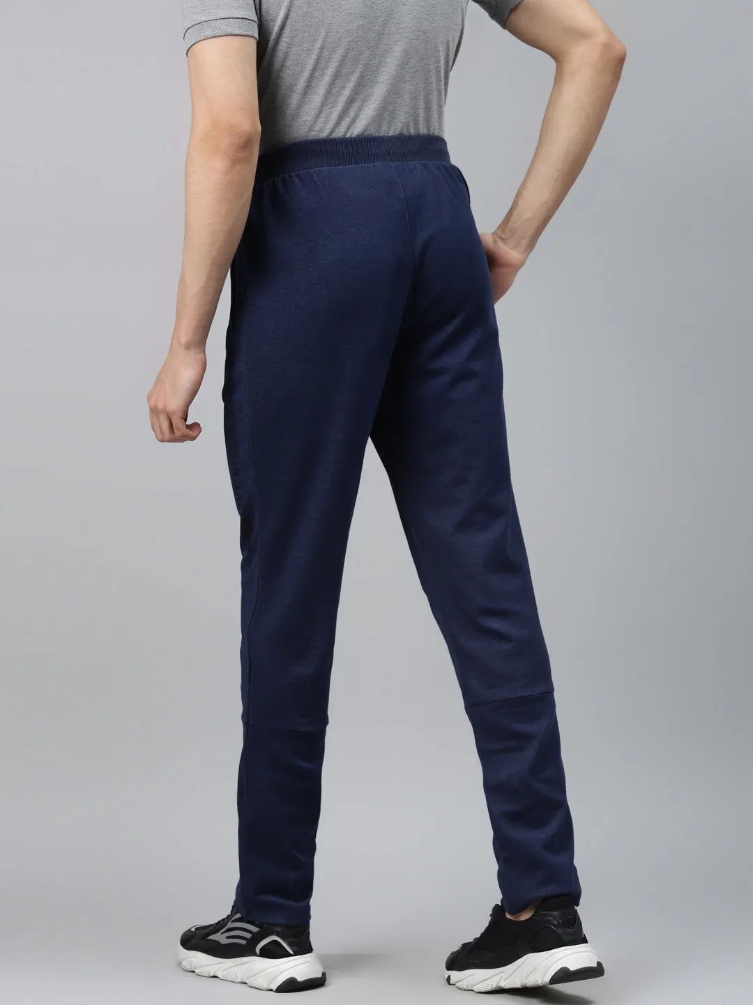 Alcis Men Blue Solid Track Pants