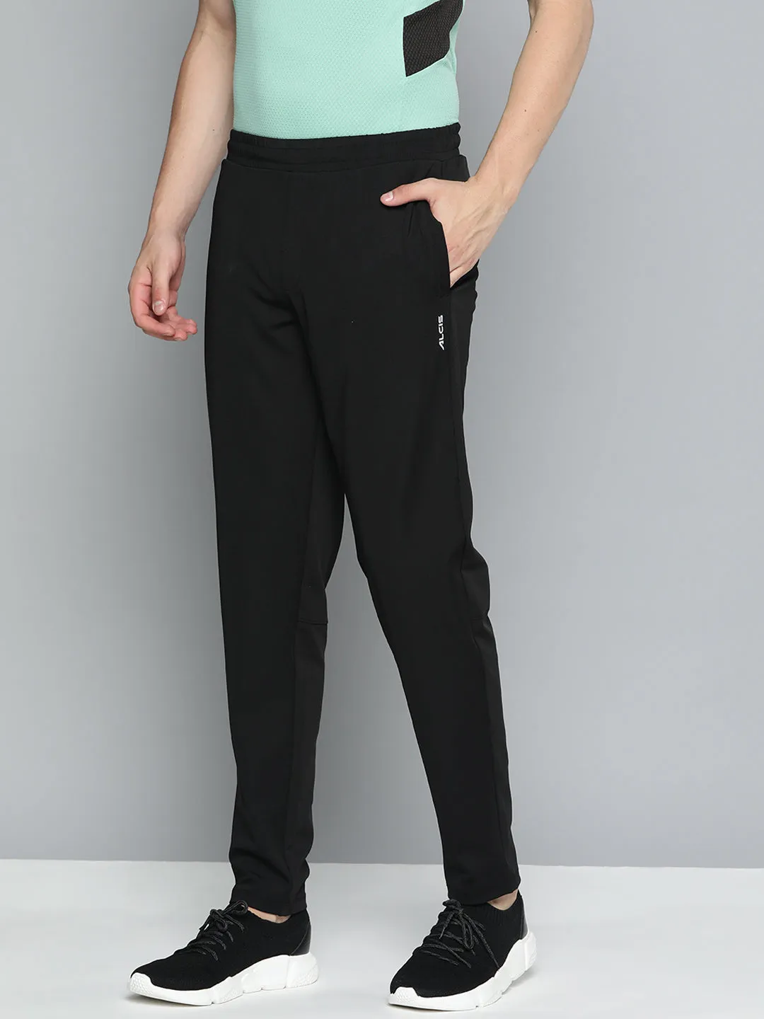 Alcis Men Solid Drytech  Track Pants