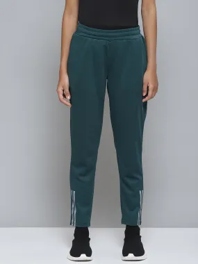 Alcis Women Teal Green Solid Track Pants