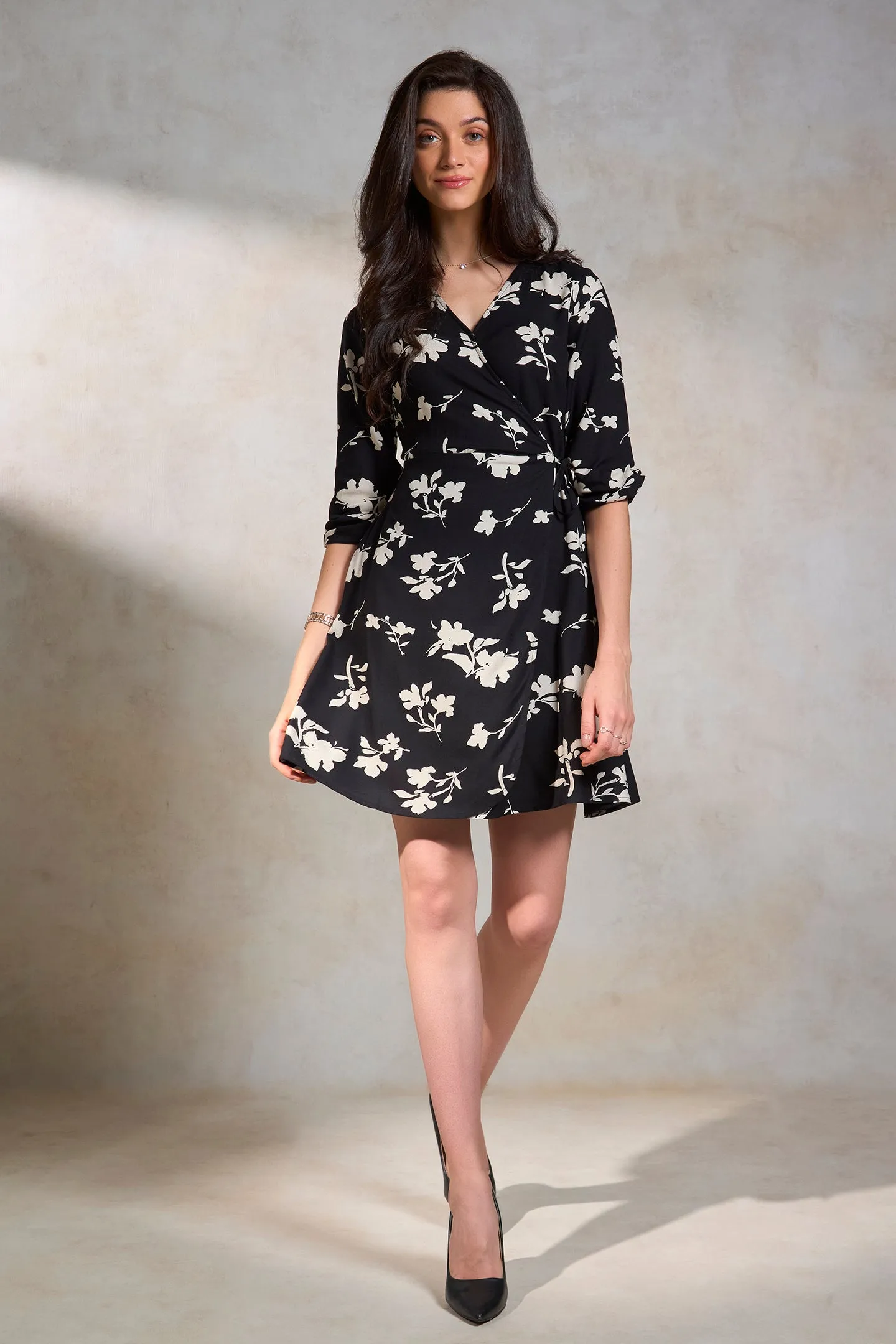 Amaira|Floral Wrap Dress