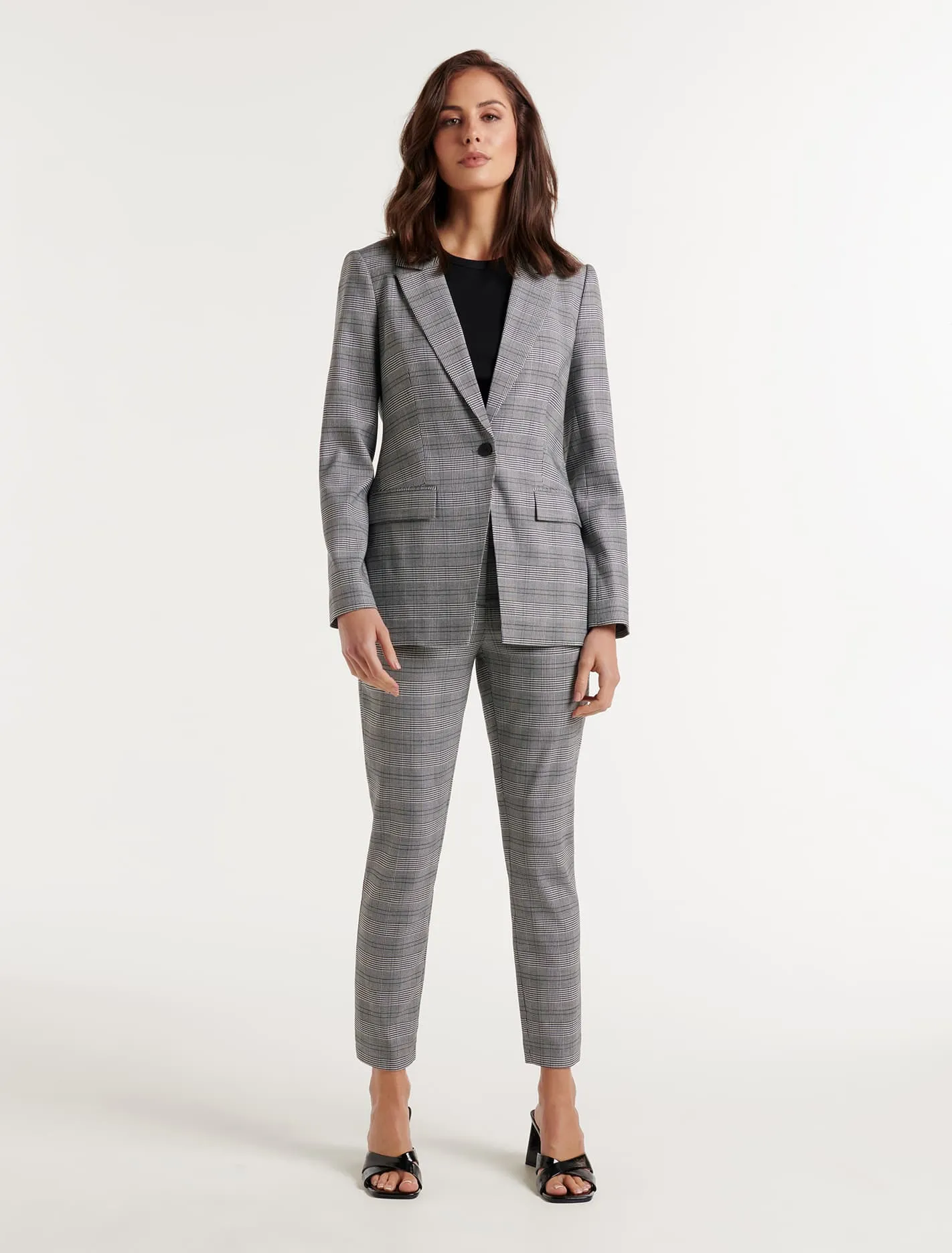 Ariel Check Co-Ord Blazer