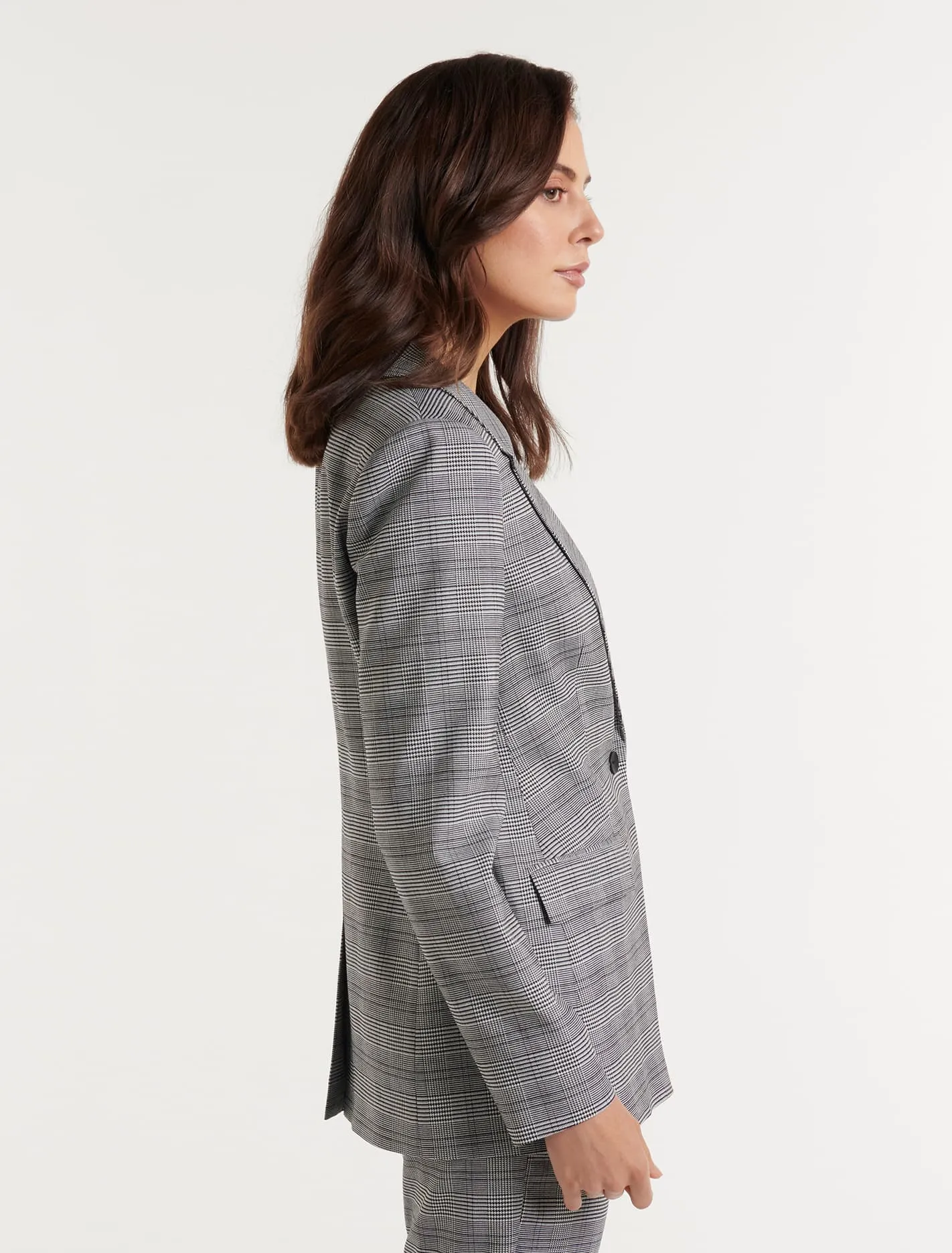 Ariel Check Co-Ord Blazer