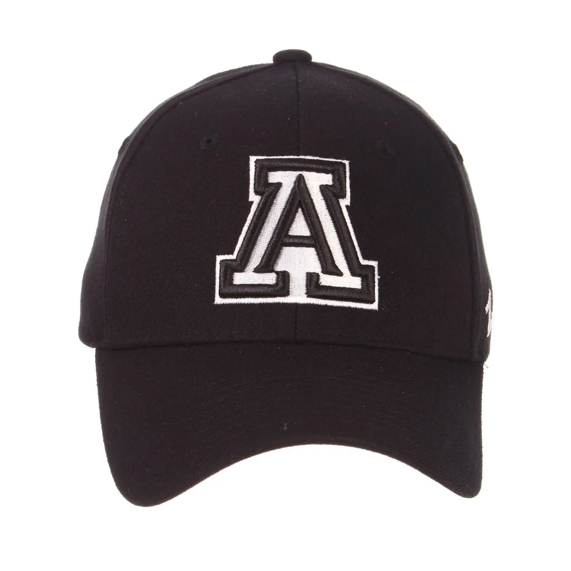 Arizona Wildcats Zephyr "ZH Black" Structured Stretch Fit Fitted Hat Cap