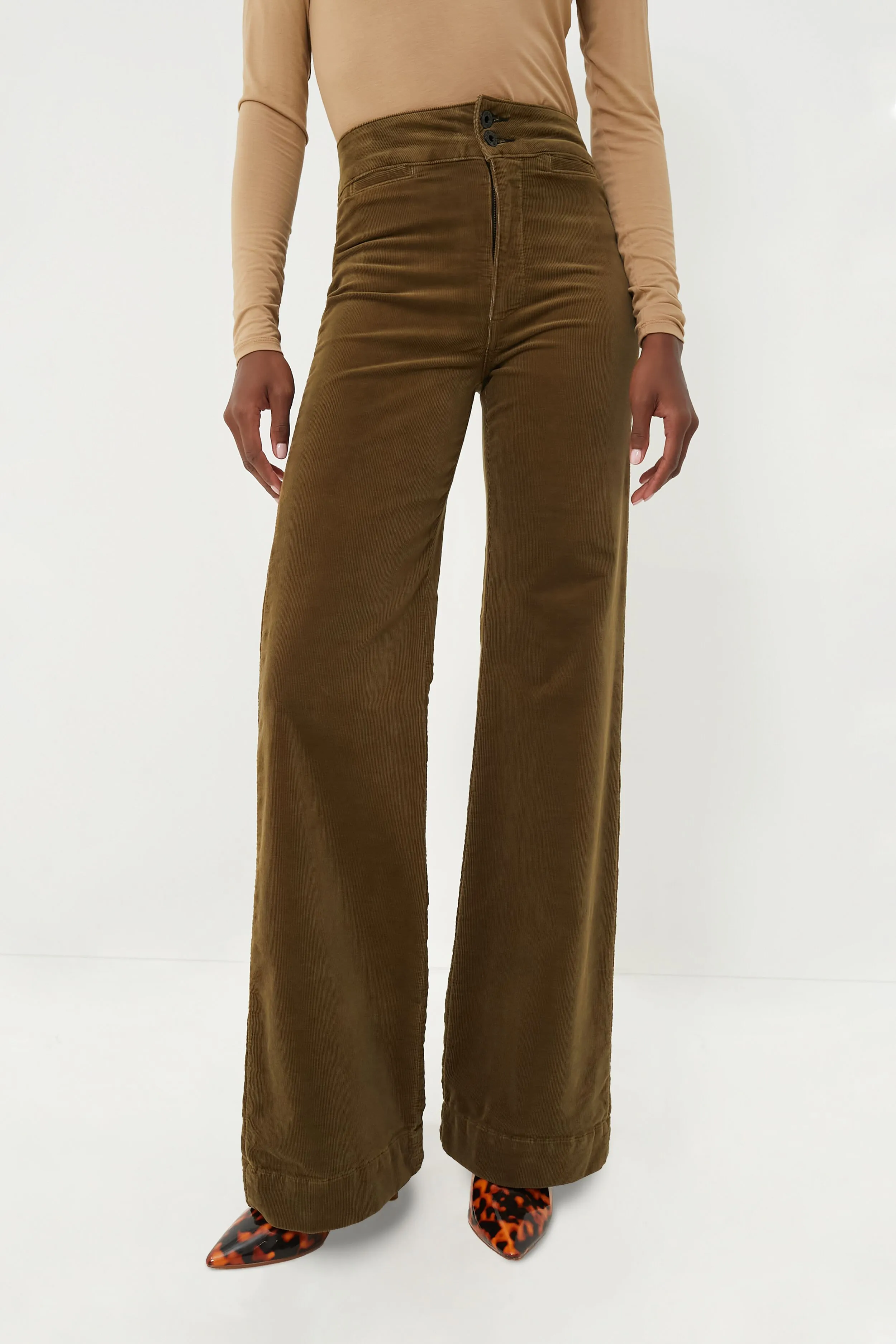 Army Corduroy Brighton Wide Leg