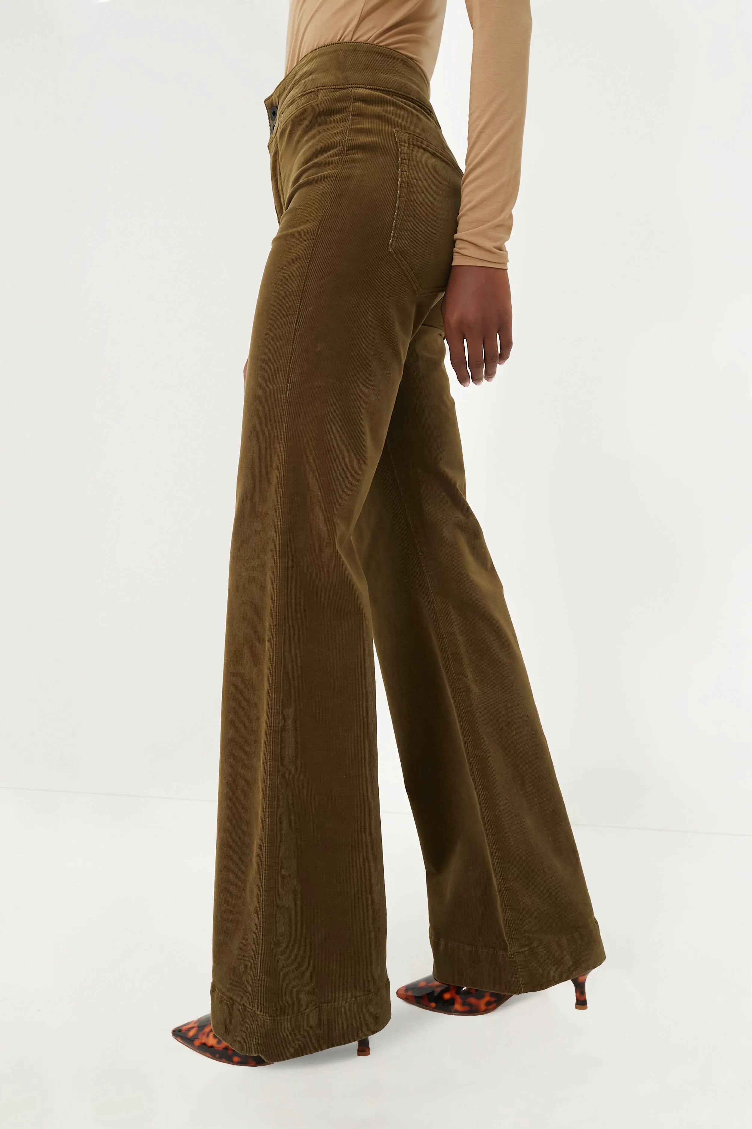 Army Corduroy Brighton Wide Leg