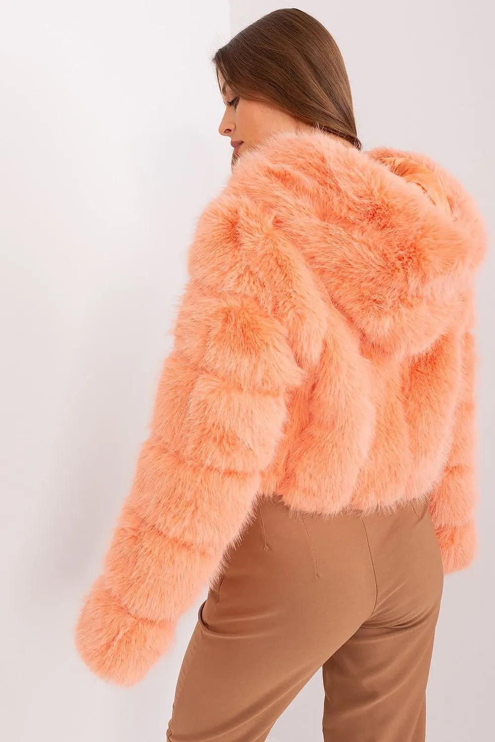 AT Fuzzy Cropped Jacket