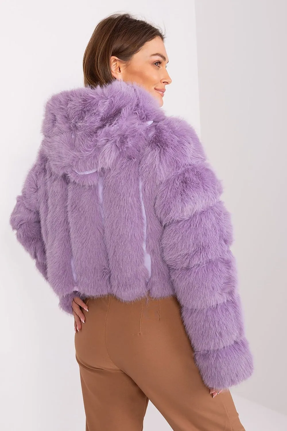 AT Fuzzy Cropped Jacket