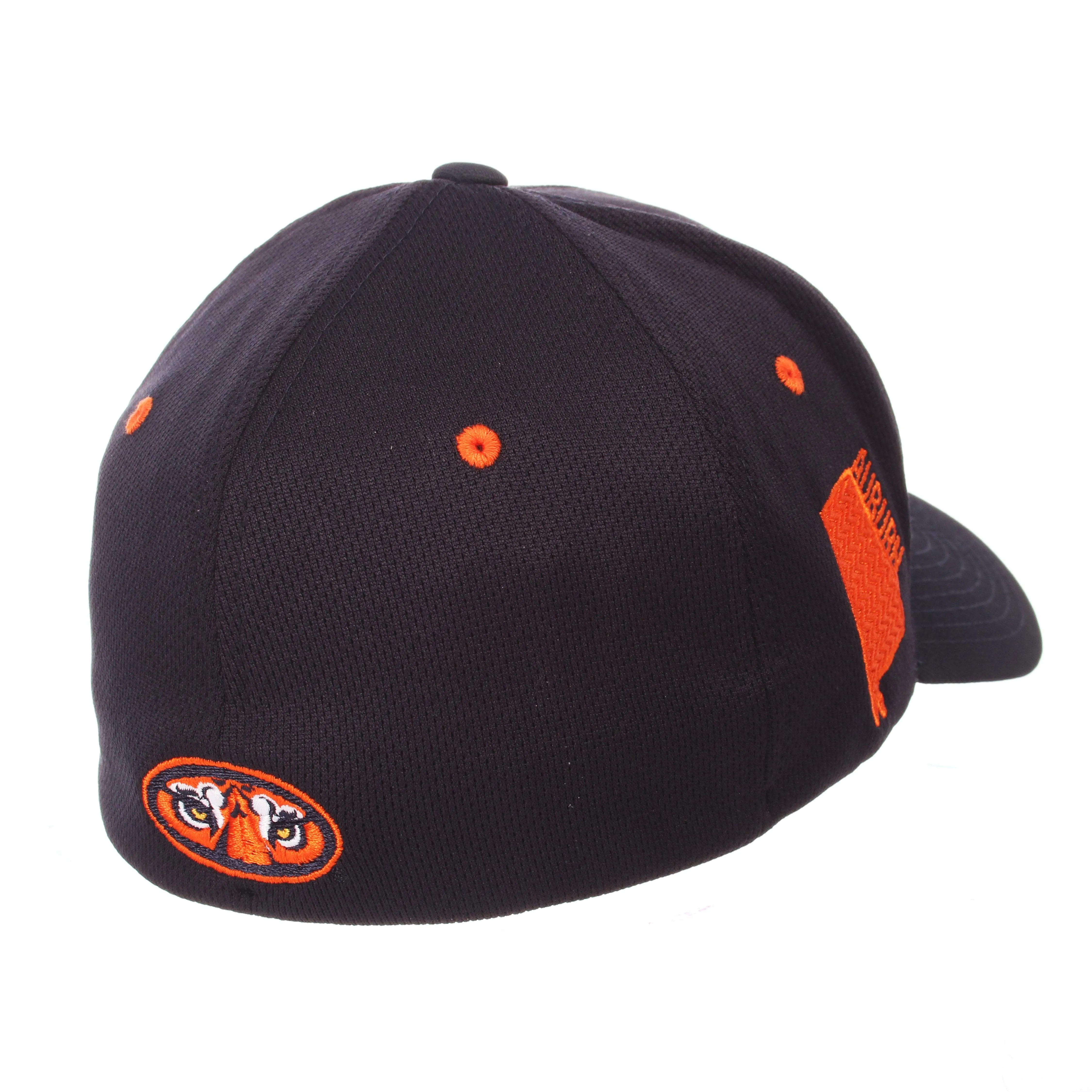 Auburn Tigers Zephyr Dark Navy "Rambler" Structured Stretch Fit Hat Cap (M/L)