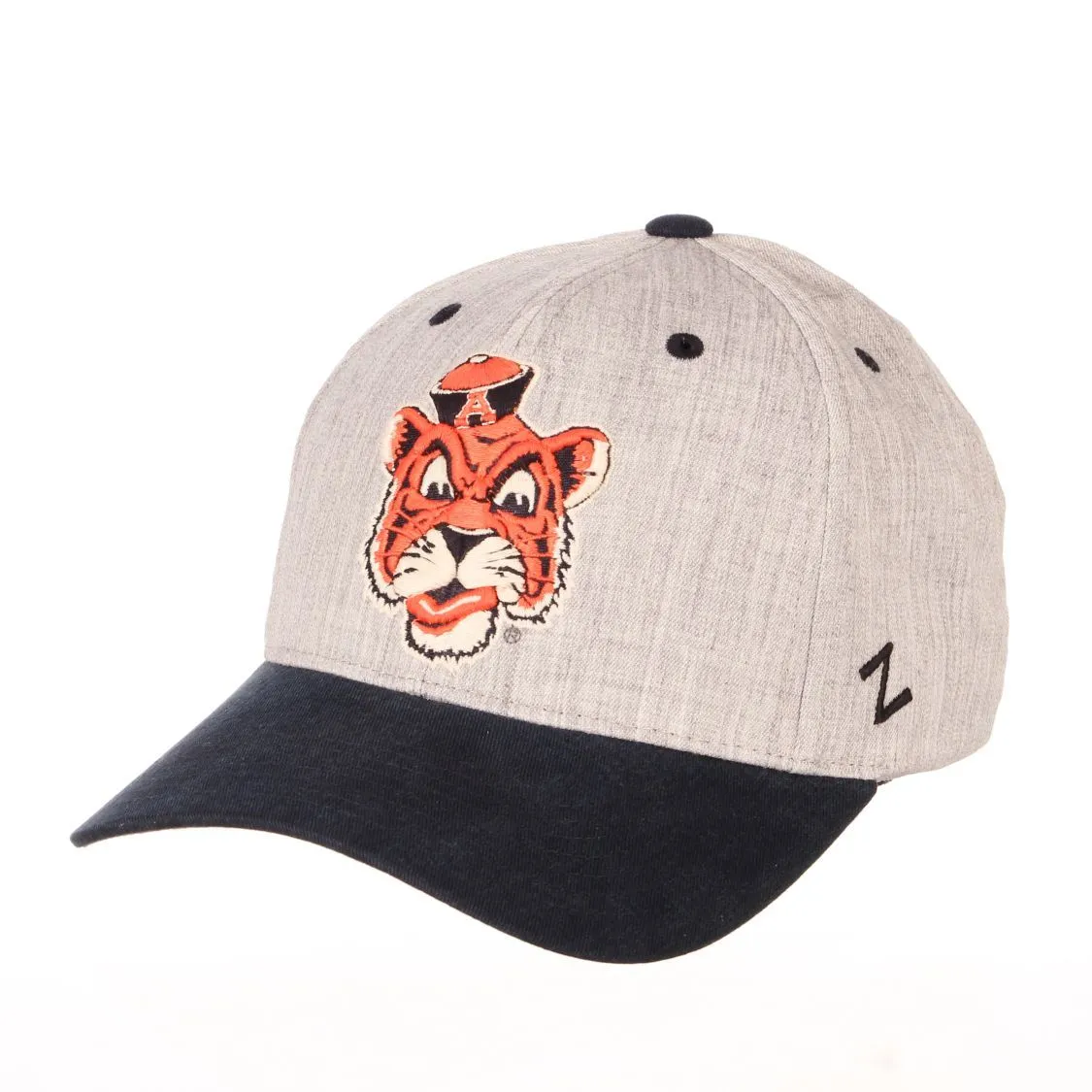 Auburn Tigers Zephyr "Oxford" Structured Stretch Fit Fitted Hat Cap