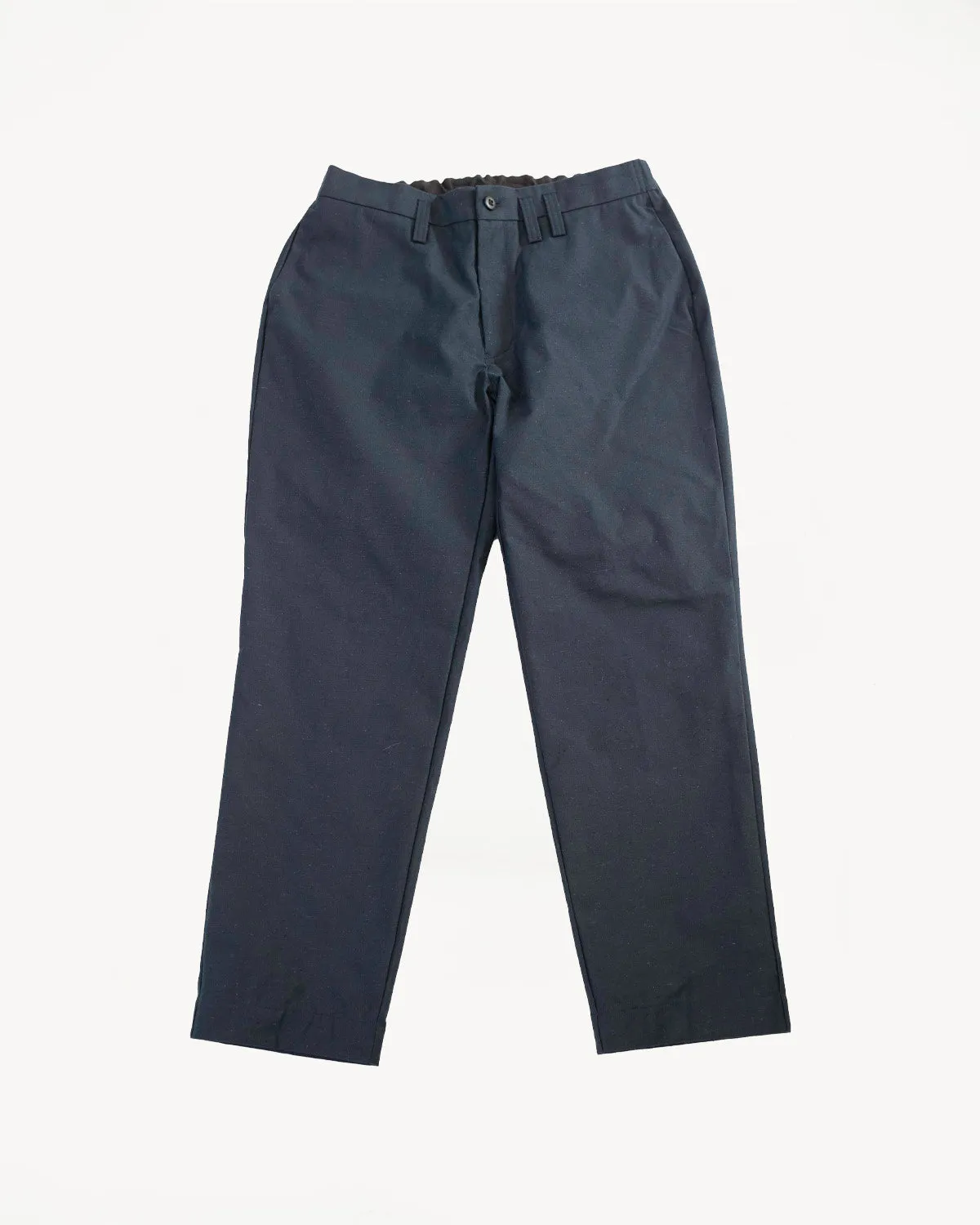 Back Nep Trousers - 171 Dark Navy