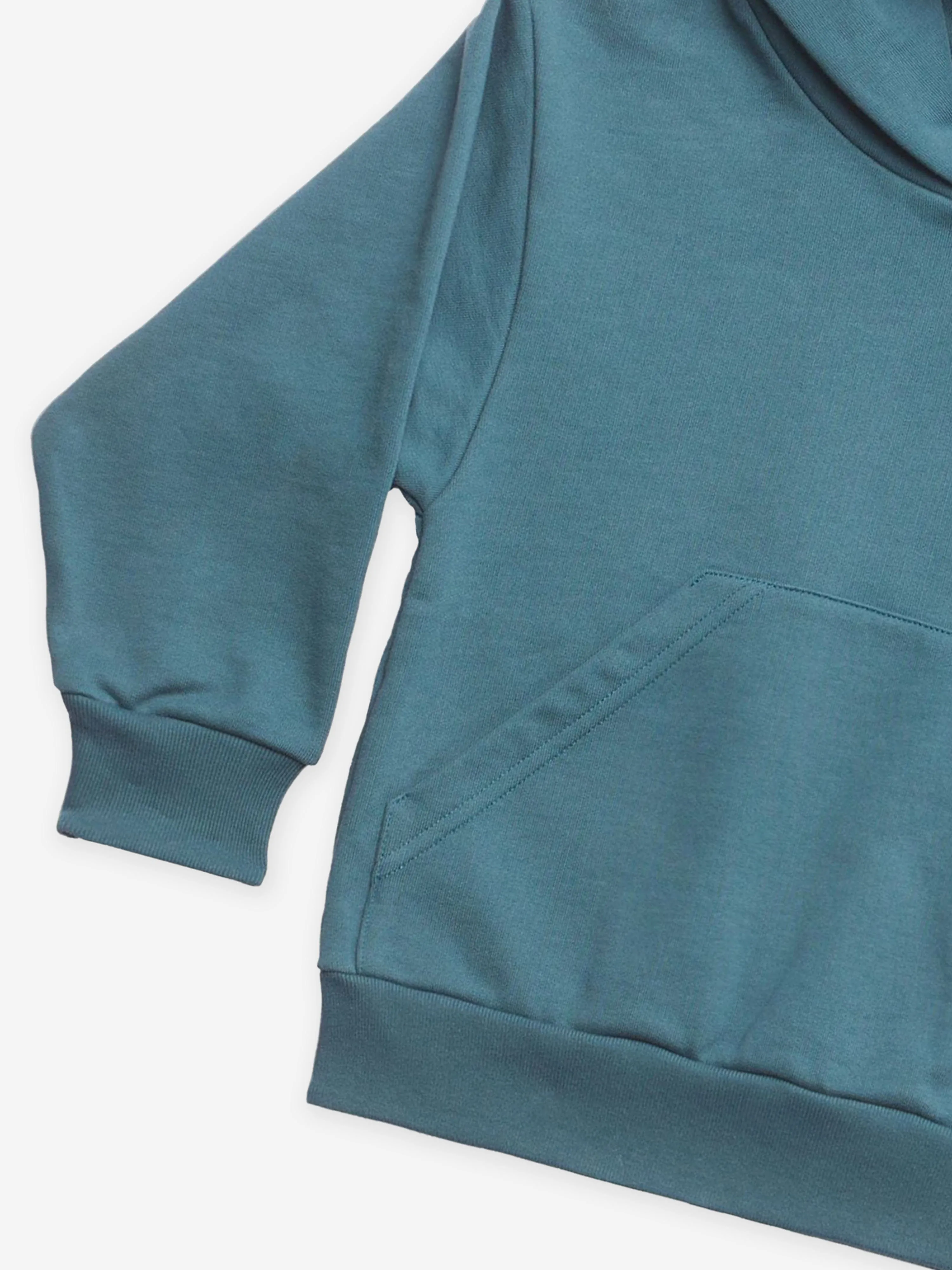 Balenciaga Kids Logo Hoodie in Teal