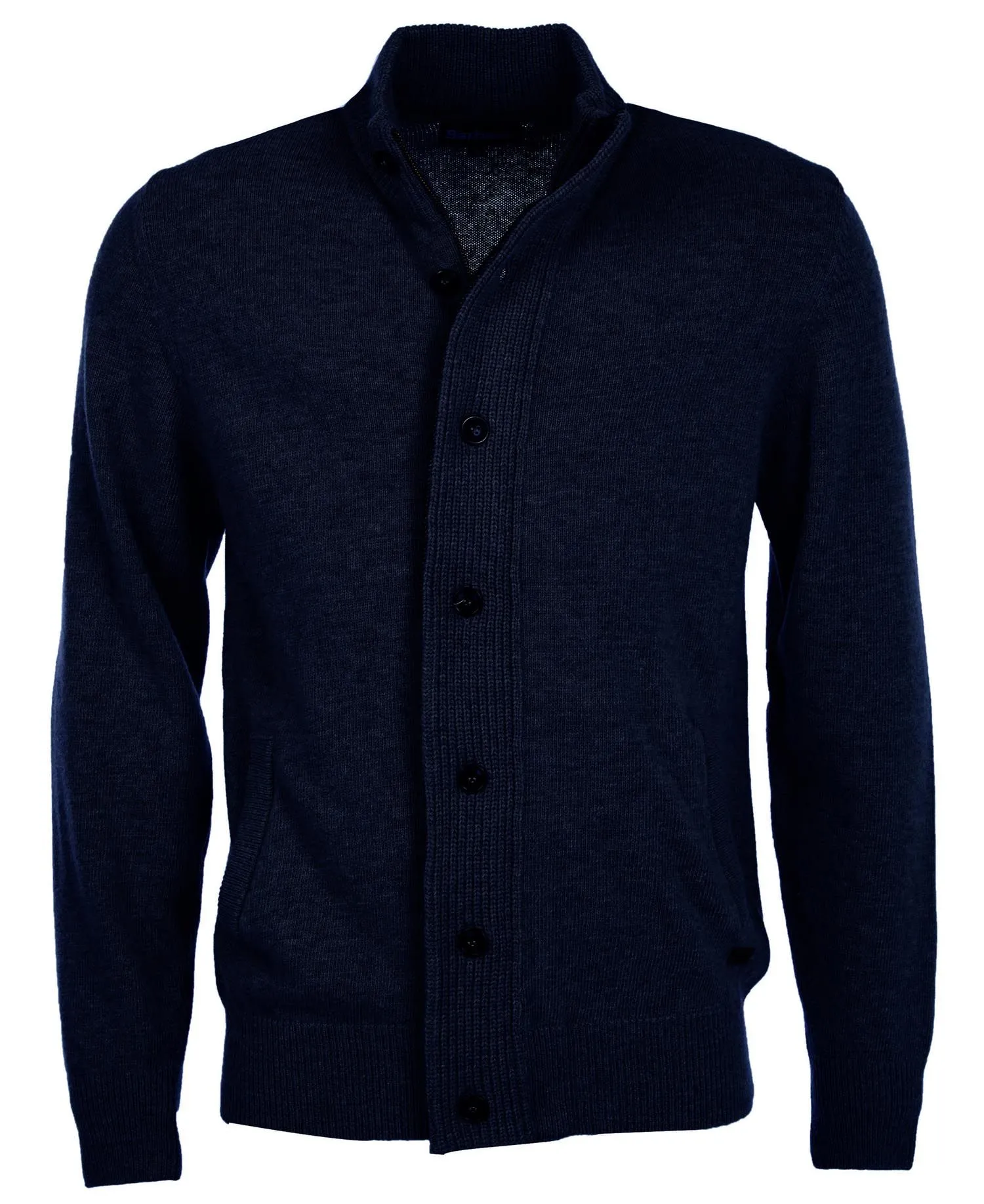 Barbour - Patch Zip Thru Sweater, Navy