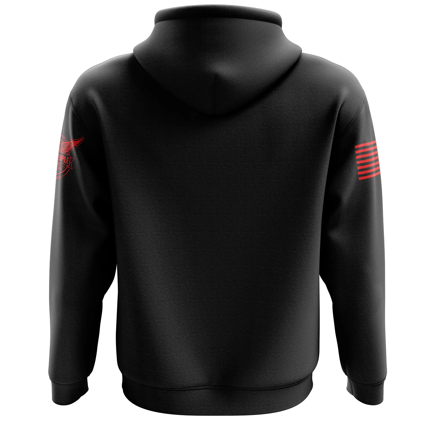 Basic - Black   Red Hoodie