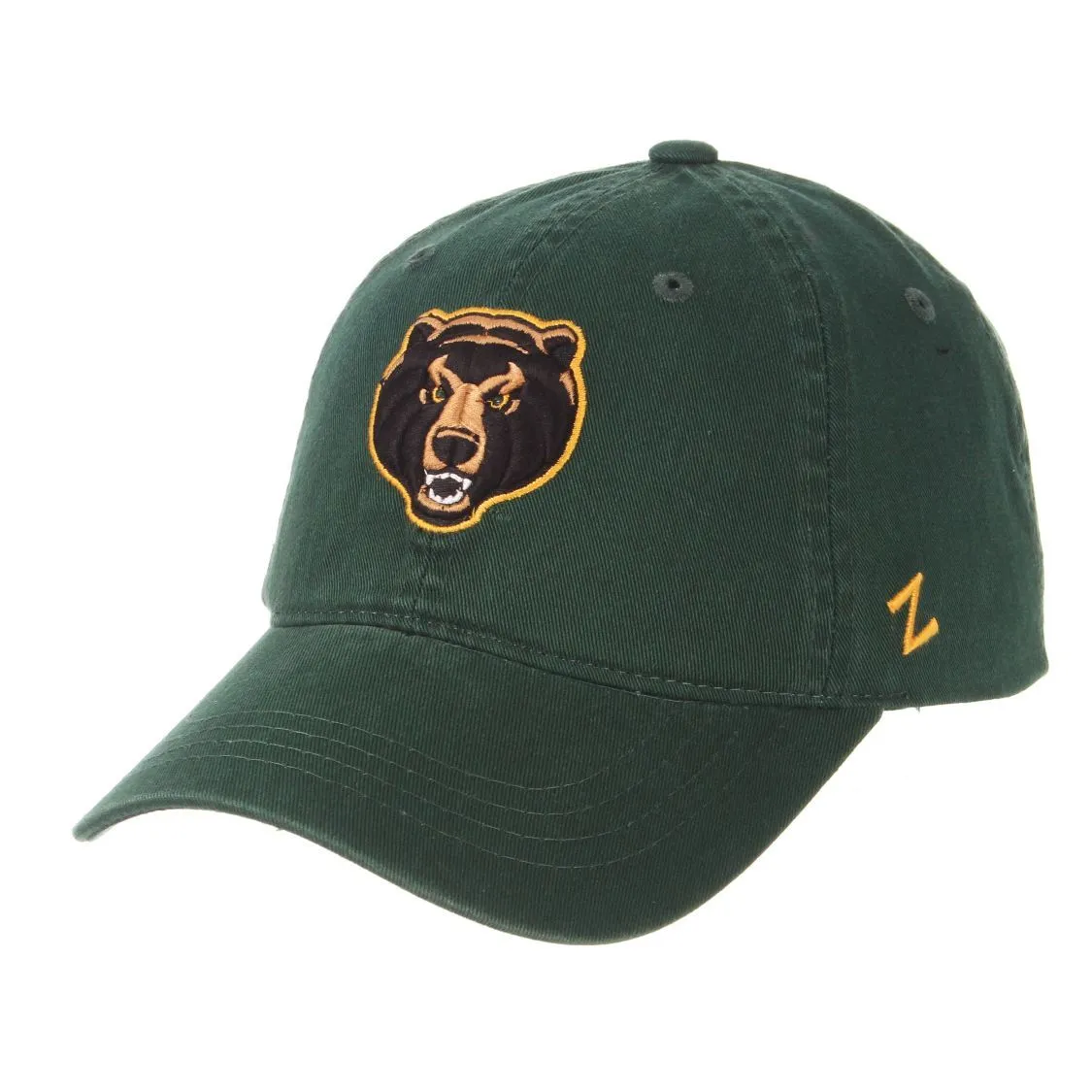 Baylor Bears Zephyr Dark Green "Scholarship" Adj. Strapback Relax Fit Hat Cap