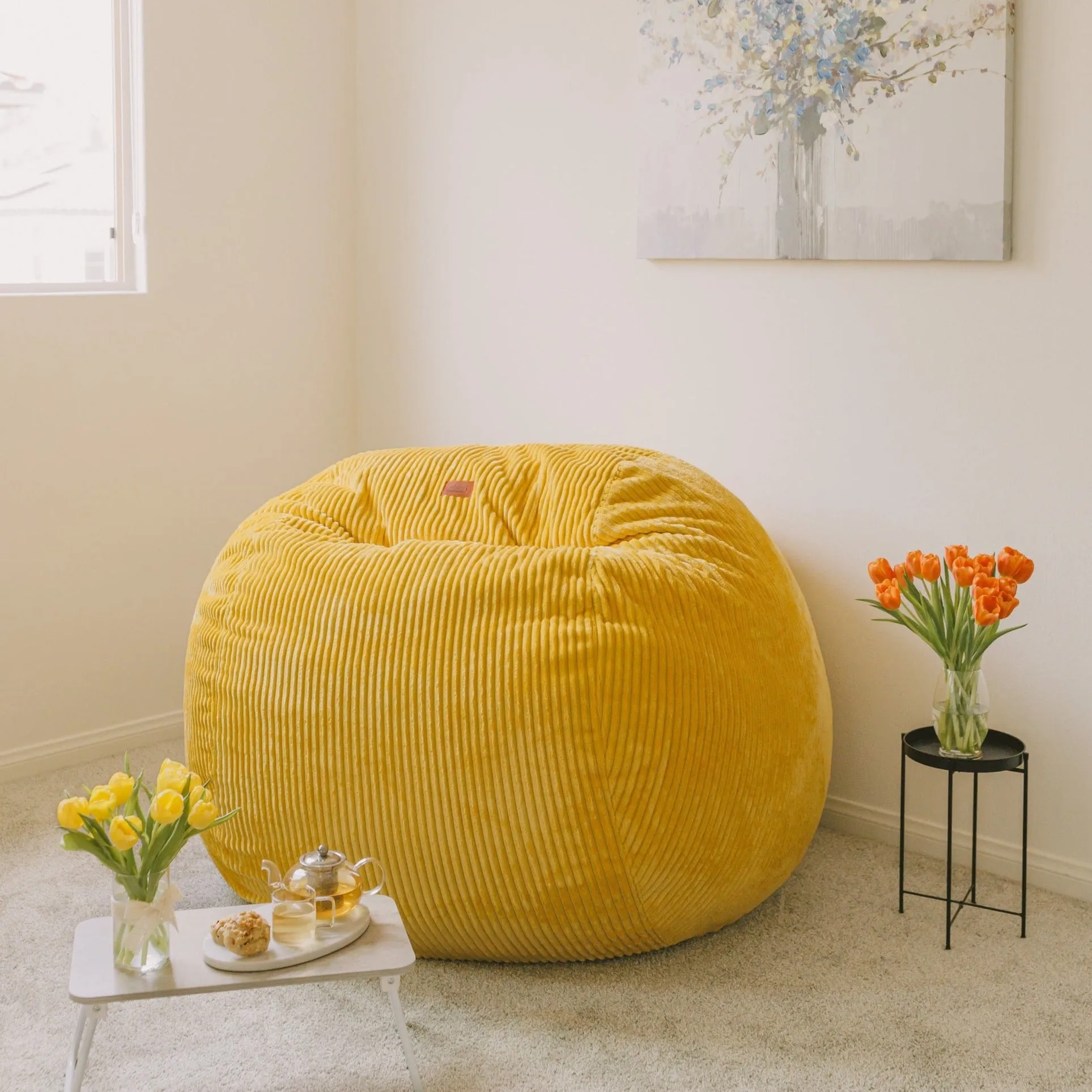 Bean Bag - Queen - Plush Corduroy