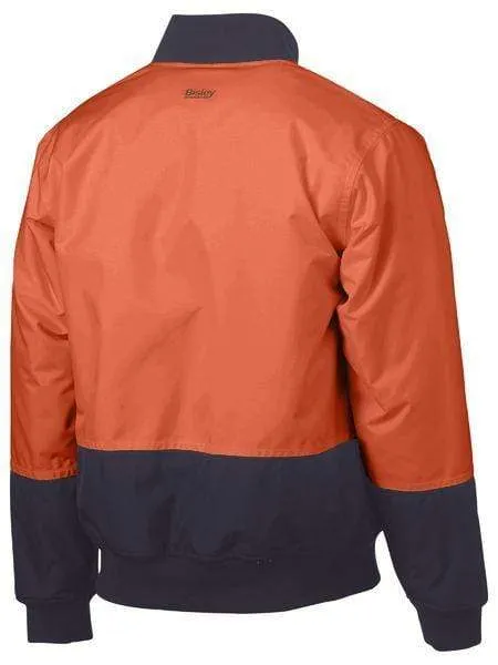 Bisley Two Tone Hi Vis Bomber Jacket BJ6730