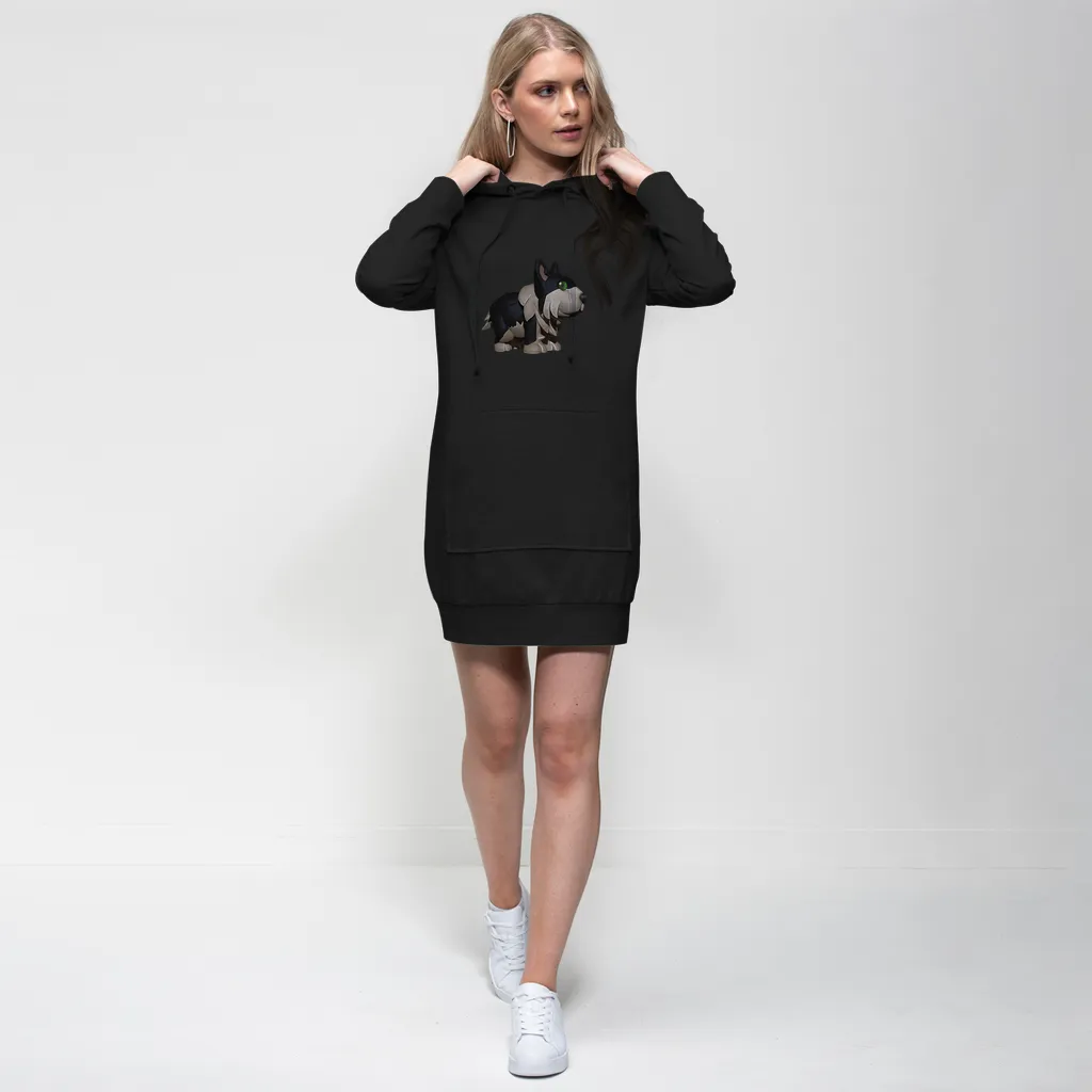 Black Dog Premium Adult Hoodie Dress