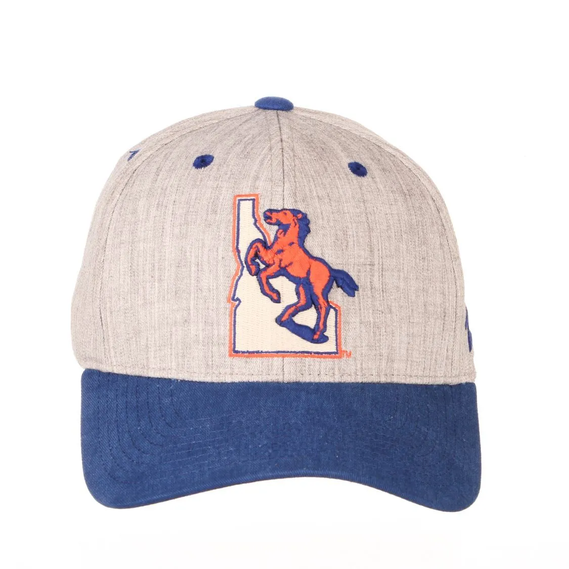 Boise State Broncos Zephyr "Oxford" Structured Stretch Fit Fitted Hat Cap