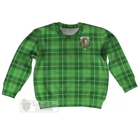 Boyle Tartan Kid Ugly Sweater with Family Crest