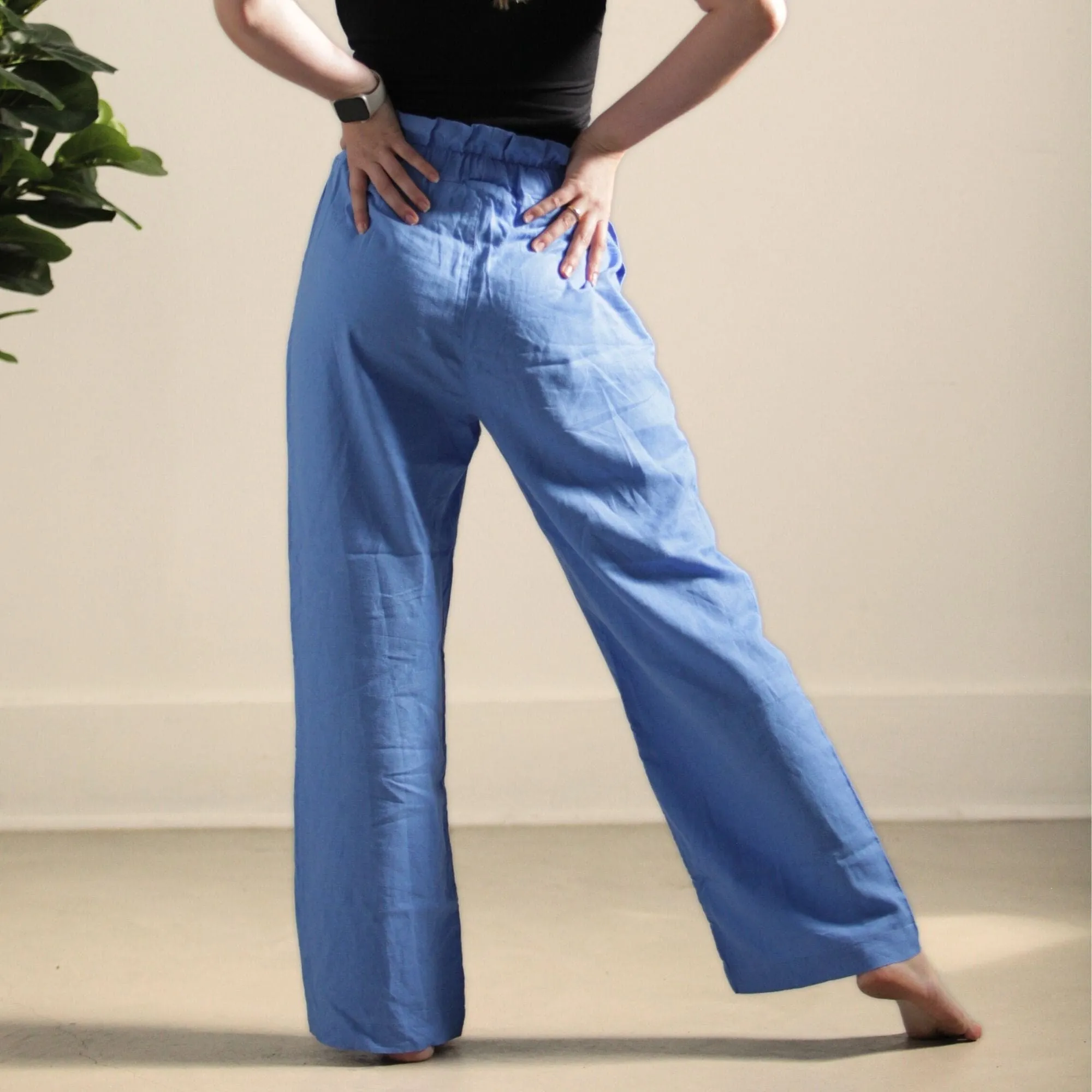 Breezy Wide Leg Hemp Pants with Insect Shield®