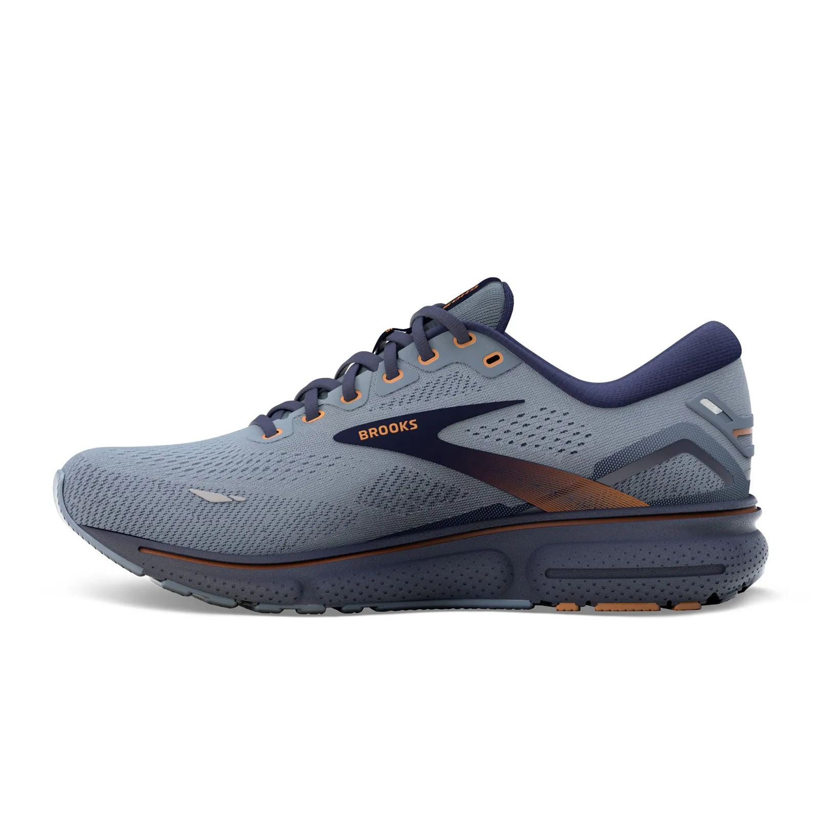 Brooks Ghost 15 Running Shoe (Men) - Flintstone/Peacoat/Oak