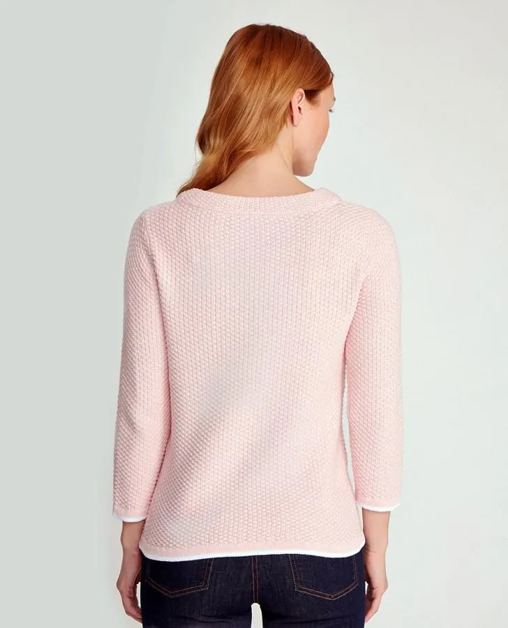 Camellia Crew Neck Stitch Sweater