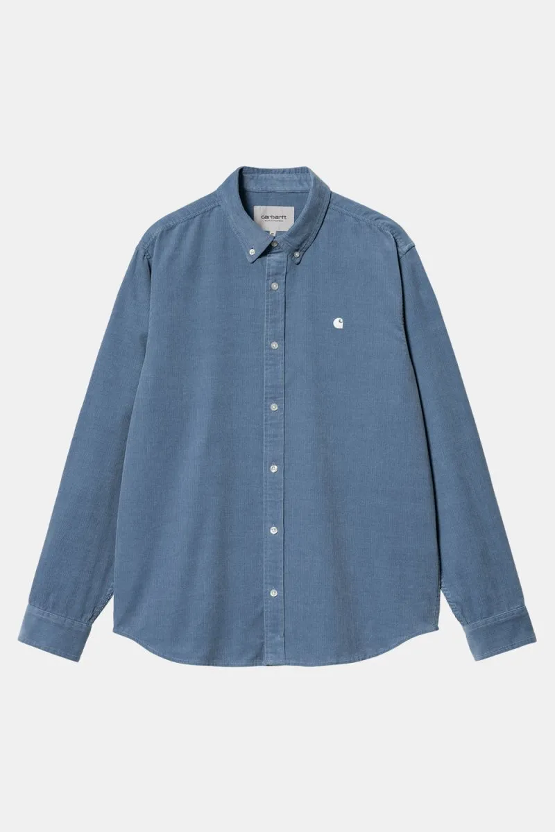 Carhartt WIP L/S Madison Fine Cord Shirt (Sorrent/Wax)