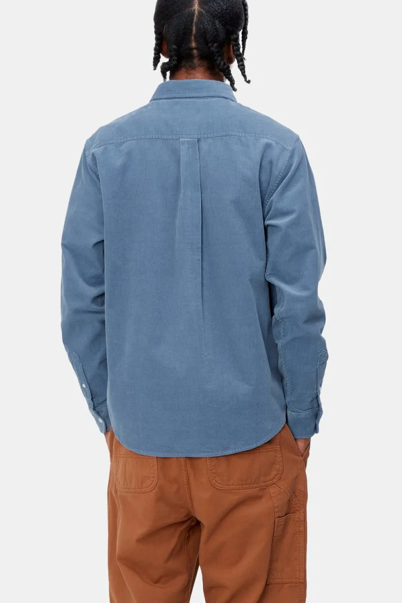 Carhartt WIP L/S Madison Fine Cord Shirt (Sorrent/Wax)