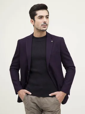 CASUAL COAT SLIM FIT PURPLE