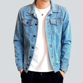 Casual trucker denim jacket