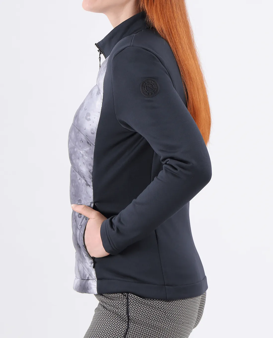 CHERVO Princess Quilted Jacket Black