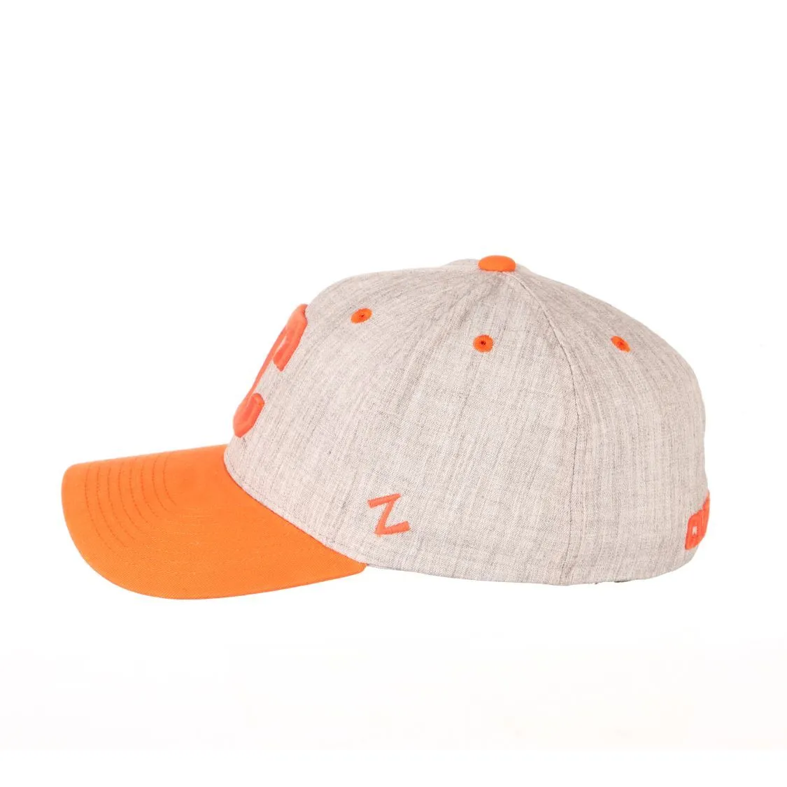 Clemson Tigers Zephyr "Oxford" Structured Stretch Fit Fitted Hat Cap