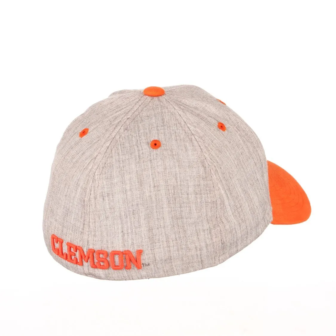 Clemson Tigers Zephyr "Oxford" Structured Stretch Fit Fitted Hat Cap