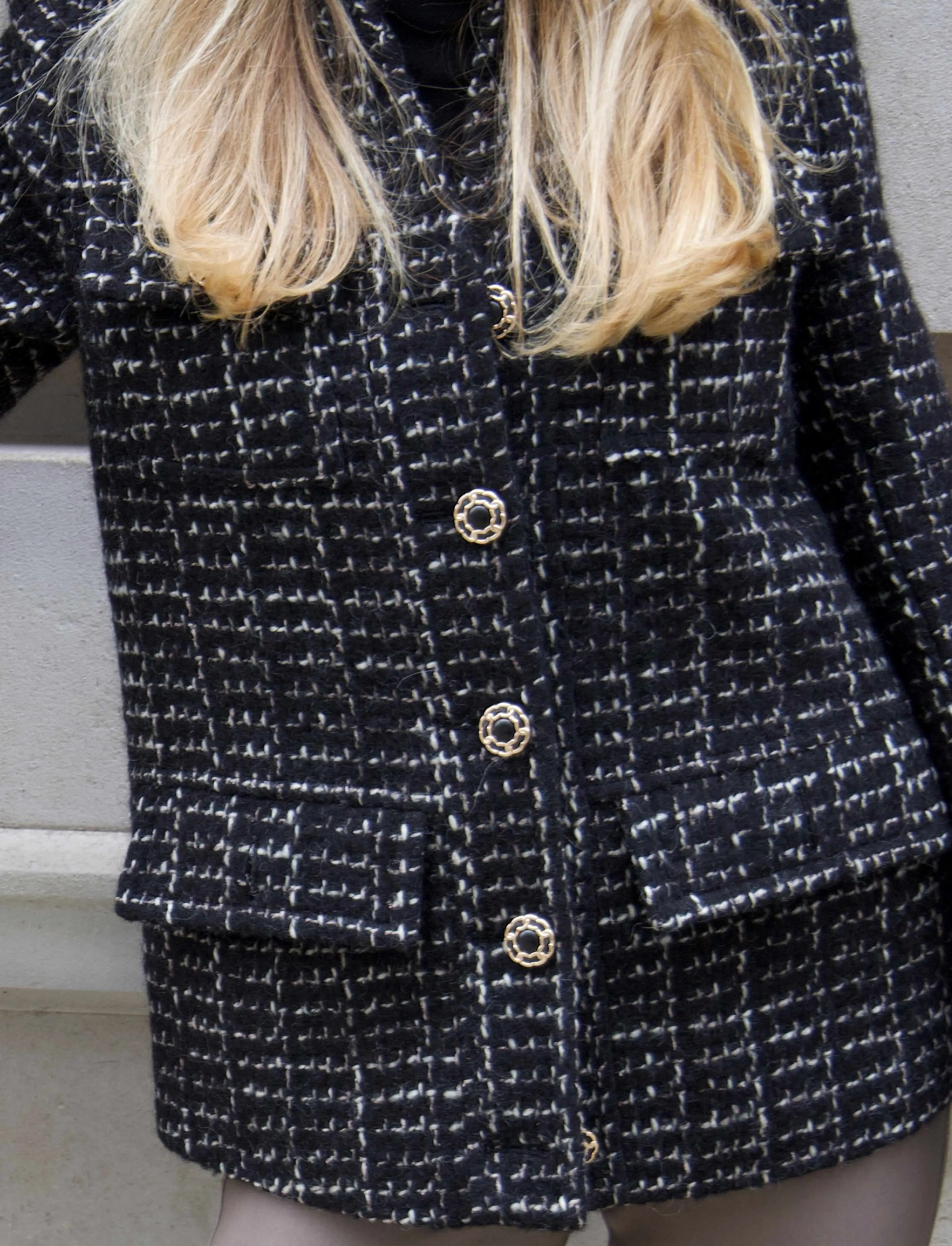 Colette Black Tweed Blazer