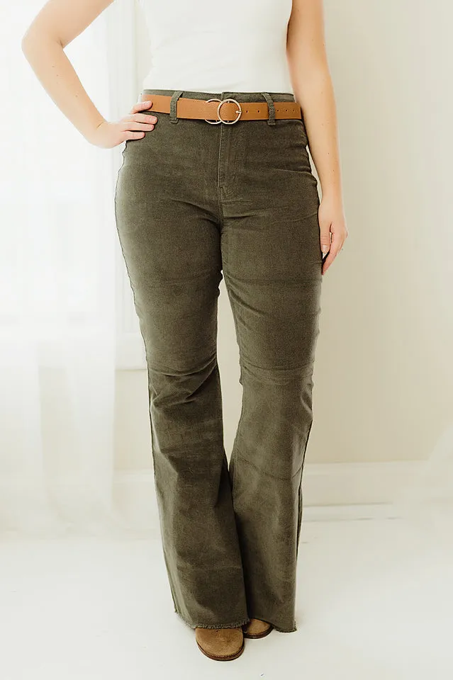 Corduroy Flare Pants