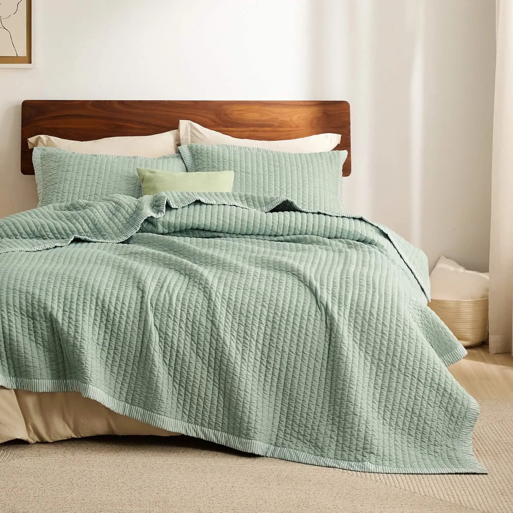 Corduroy Pattern Quilt Set