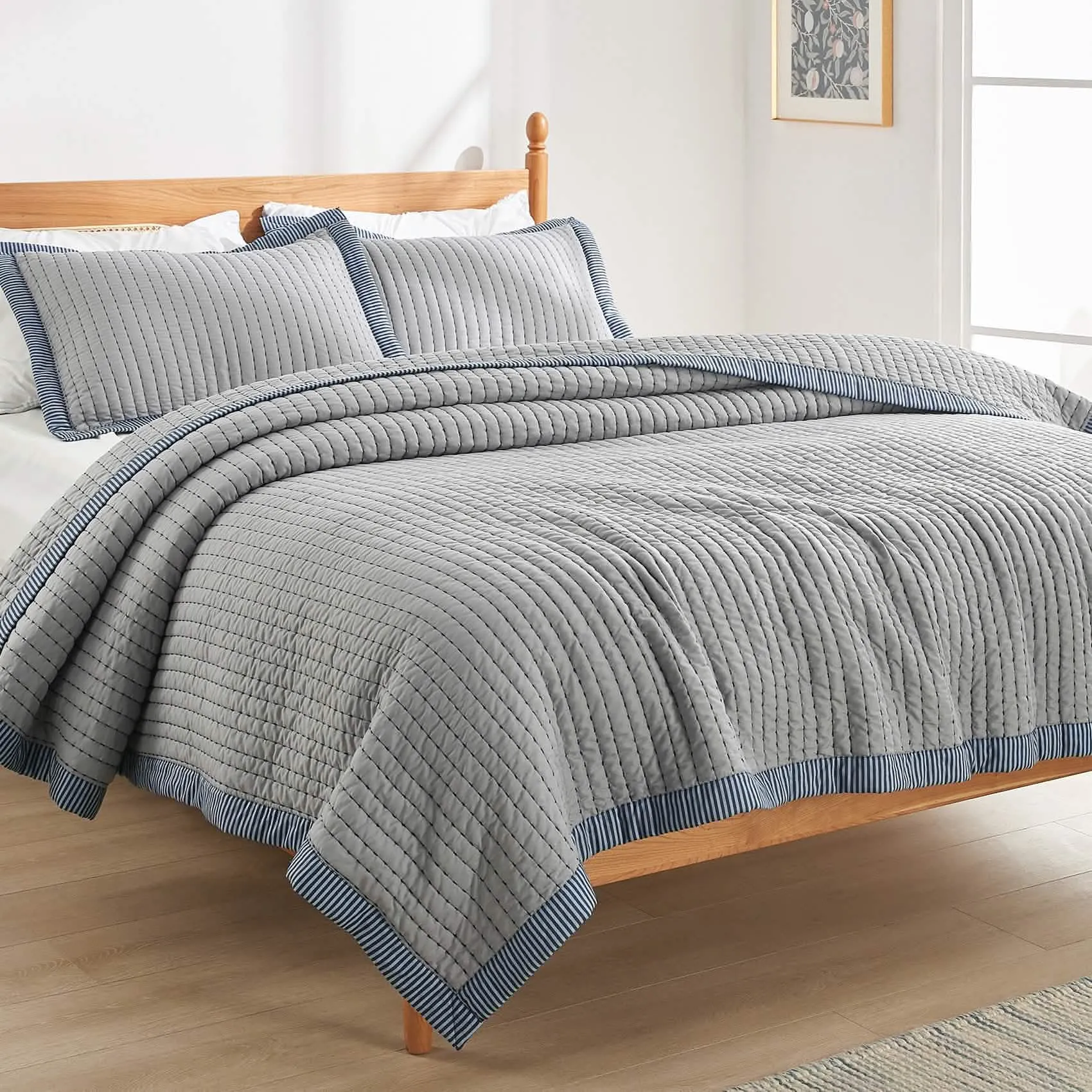 Corduroy Pattern Quilt Set